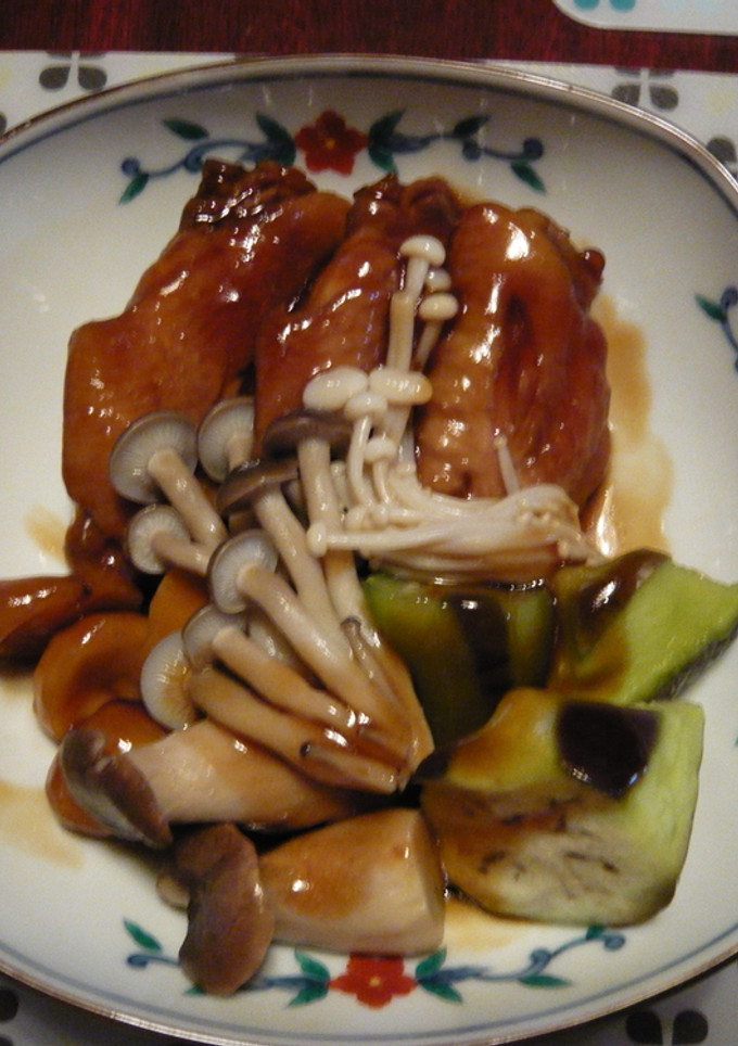 栗と鶏手羽肉のこっくり黒糖煮-レシピのメイン写真