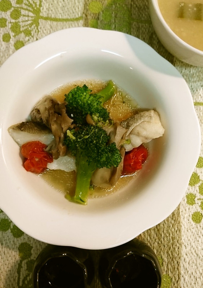 タラとお野菜の酒蒸し-レシピのメイン写真