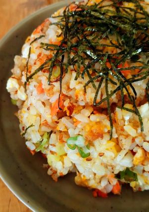 鮭の炒飯-レシピのメイン写真