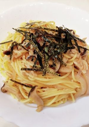 ツナときのこのバター醤油パスタ-レシピのメイン写真