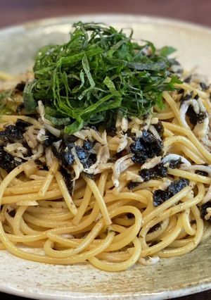 しらすと海苔のパスタ-レシピのメイン写真