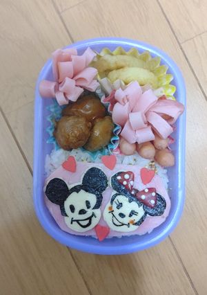 お弁当 簡単キャラ 偽ミッキー-レシピのメイン写真
