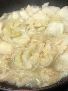 白菜漬で春雨煮込み-レシピのメイン写真