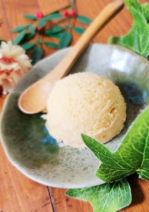 材料3つヘルシーソイホワイトチョコアイス-レシピのメイン写真