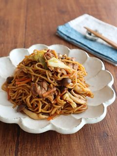 食欲そそる♪カレー焼きそば-レシピのメイン写真