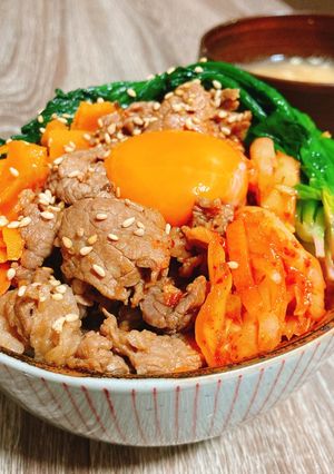 レンジでビビンバ-レシピのメイン写真