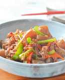 ご飯がすすむ！こんにゃくと牛肉の炒め物♪