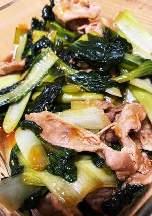 ターサイと豚肉のオイスター炒め-レシピのメイン写真