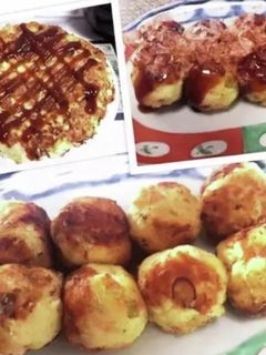 フライパンで簡単☆痩せる?おからたこ焼き-レシピのメイン写真