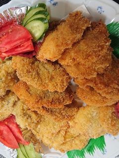 マスとヒレカツと野菜のフライ-レシピのメイン写真