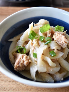 ゆでぼし大根とツナ缶で簡単煮物♪-レシピのメイン写真
