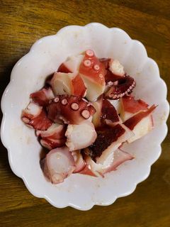 旨すぎる!たこのごま油和え!-レシピのメイン写真