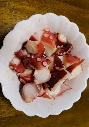 旨すぎる！たこのごま油和え！-レシピのメイン写真