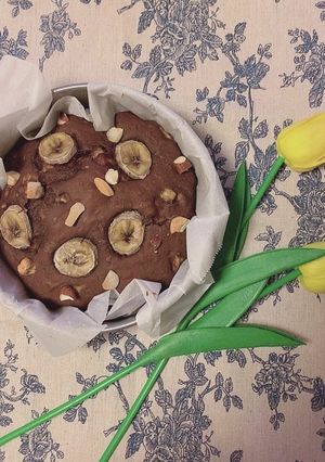 HMで簡単おいしいバナナチョコケーキ-レシピのメイン写真