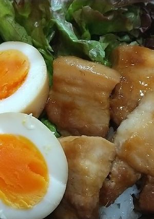 お肉大きめ！ルーロー飯風丼-レシピのメイン写真
