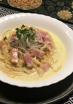 簡単♪混ぜるだけのカルボナーラ✨-レシピのメイン写真