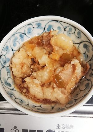 シマチョウの和風煮(覚え書き)-レシピのメイン写真