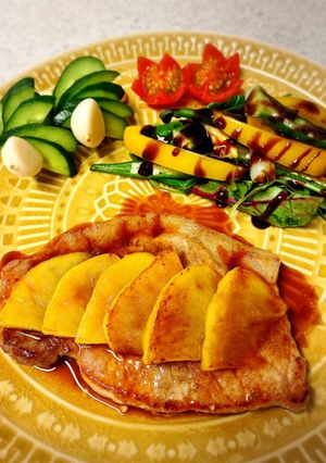豚肉とりんごのソテー♪シードルソース-レシピのメイン写真
