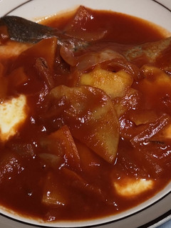 鮭とモッツァレラのトマトジュース煮(仮)-レシピのメイン写真