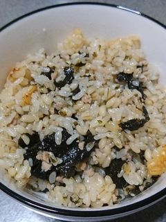 海苔と豚ひき肉の炊き込みご飯-レシピのメイン写真