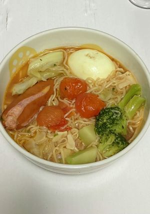 トマトチャルメラ-レシピのメイン写真