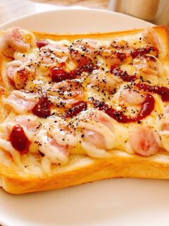 ソーセージチーズトースト-レシピのメイン写真