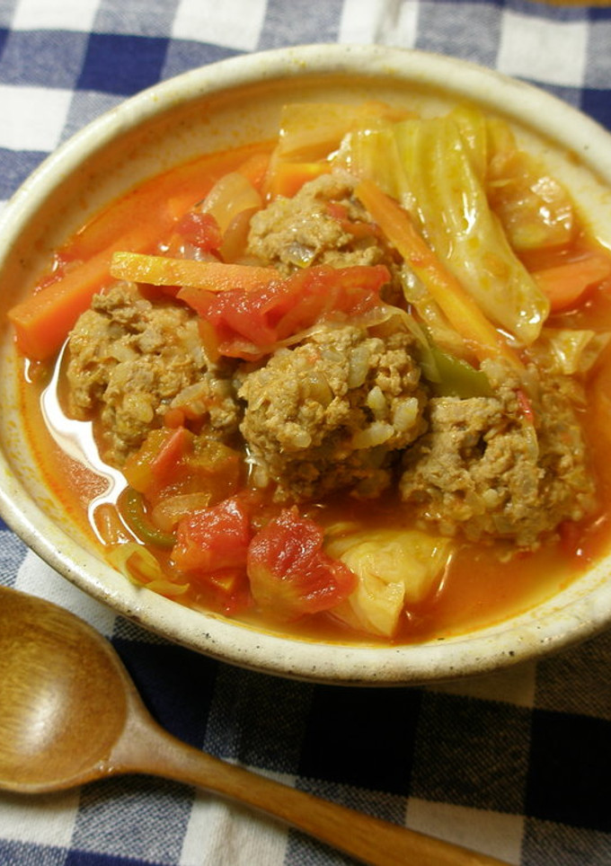 食感楽しいライスミートボールスープ♪-レシピのメイン写真