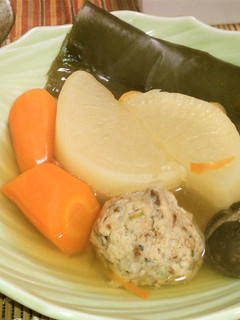 鰯(いわし)のつみれと根菜の炊き合わせ-レシピのメイン写真