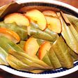 シナモンリーフ(けせんの葉)の焼き林檎
