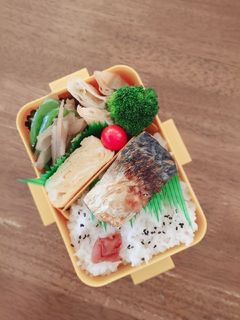 サバ塩焼き&きんぴらごぼうの和風弁当♪-レシピのメイン写真