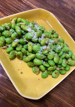 冷凍むき枝豆のクミンチーズ炒め-レシピのメイン写真