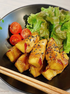 甘辛ウマい♡らくウマ!さつまいもの肉巻き-レシピのメイン写真