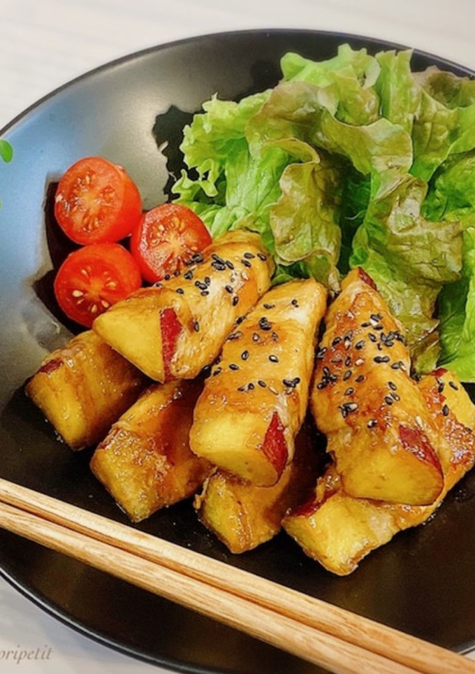 甘辛ウマい♡らくウマ！さつまいもの肉巻き-レシピのメイン写真