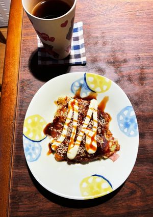 ソース不要★ねぎ焼き風なお好み焼き-レシピのメイン写真