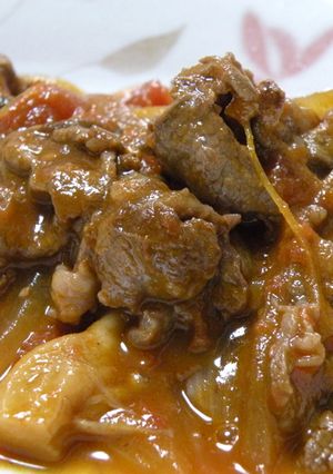牛肉の赤ワイン煮-レシピのメイン写真