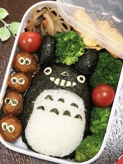 簡単トトロキャラ弁【動画あり】-レシピのメイン写真