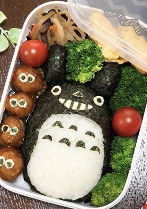 簡単トトロキャラ弁【動画あり】-レシピのメイン写真