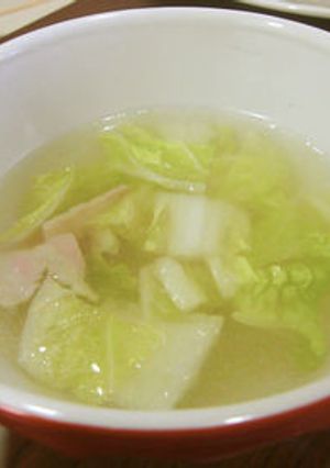低カリウム・減塩　白菜スープ（腎臓病）-レシピのメイン写真