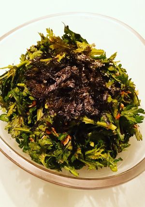 簡単!やみつき!春菊のサラダ-レシピのメイン写真