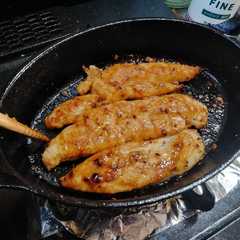 A picture of 鶏肉ささみガーリック醤油焼き(簡単).