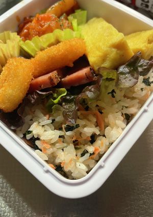 鮭わかめごはん-レシピのメイン写真