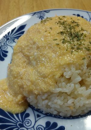 鮭のピラフ　タラコソースかけ-レシピのメイン写真