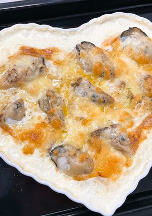 簡単！ホワイトソースなし♡牡蠣のグラタン-レシピのメイン写真