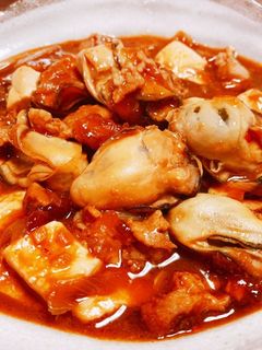 ♡ 豚バラと牡蠣と豆腐で麻婆牡蠣 ♡-レシピのメイン写真