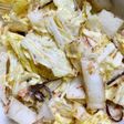 塩もみなし!白菜の塩昆布おかかマヨサラダ