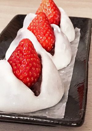 やわやわ♡苺大福-レシピのメイン写真