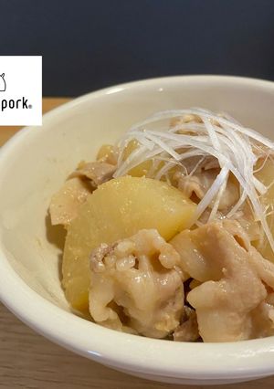 素材が生きる！豚バラ大根（みそ味）-レシピのメイン写真