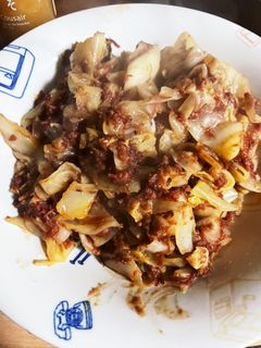 コンビーフとキャベツの炒め物-レシピのメイン写真