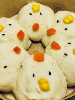 子供喜ぶ☆レンジ簡単ニワトリのちぎりパン-レシピのメイン写真
