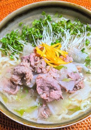 牛肉と大根の柚子塩ラーメン-レシピのメイン写真